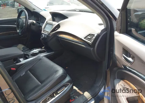 2019 Acura Mdx Tech Pkg from USA, damaged, VIN 5J8YD4H53KL009373